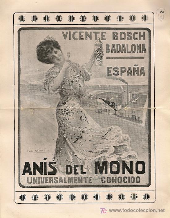 Publicidad de Anís del mono